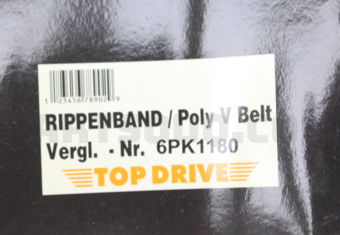 6PK1180 RIB BELT