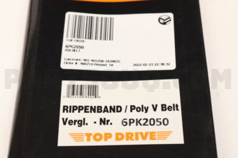 6PK2050 RIB BELT