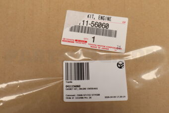 0411156060 Toyota GASKET KIT, ENGINE OVERHAUL
