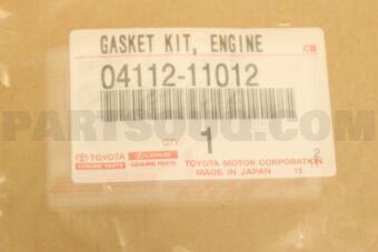 0411211012 GASKET KIT, ENGINE VALVE GRIND