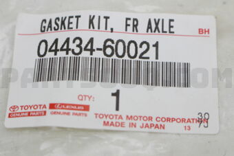 0443460021 GASKET KIT, FR AXLE