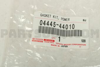 0444544010 GASKET KIT, POWER STEERING GEAR(FO