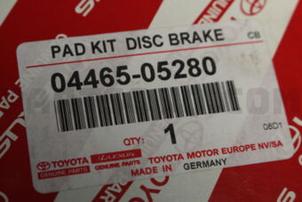 0446505280 Toyota PAD KIT, DISC BRAKE, FRONT