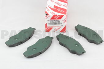044650K160 PAD KIT, DISC BRAKE, FRONT