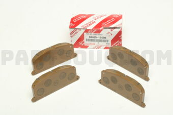 0446512490 PAD KIT, DISC BRAKE, FRONT