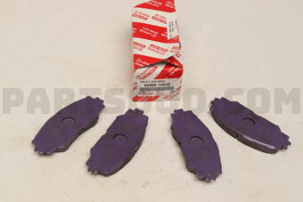 0446512610 PAD KIT, DISC BRAKE, FRONT