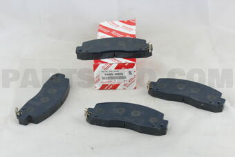 0446536020 PAD KIT, DISC BRAKE, FRONT