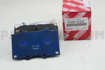 0446560240 PAD KIT, DISC BRAKE, FRONT