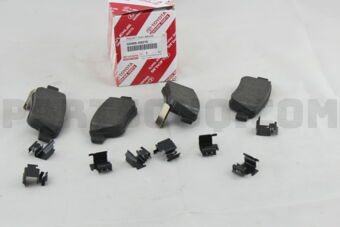 0446605010 PAD KIT, DISC BRAKE, REAR