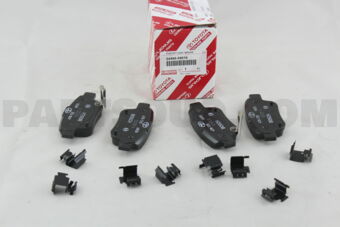 0446605010 PAD KIT, DISC BRAKE, REAR