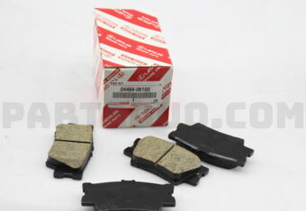0446606100 PAD KIT, DISC BRAKE, REAR