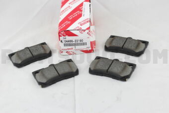 0446622190 PAD KIT, DISC BRAKE, REAR