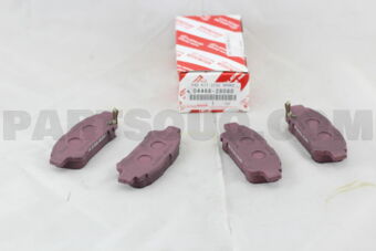 0446628080 PAD KIT, DISC BRAKE, REAR