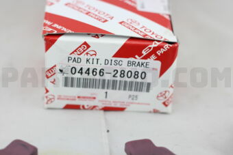 0446628080 PAD KIT, DISC BRAKE, REAR
