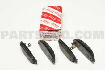0446630030 PAD KIT, DISC BRAKE, REAR