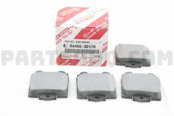 0446630170 PAD KIT, DISC BRAKE, REAR