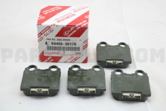 0446630170 PAD KIT, DISC BRAKE, REAR