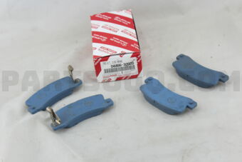 0446632020 PAD KIT, DISC BRAKE, REAR