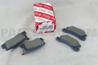 0446632020 PAD KIT, DISC BRAKE, REAR