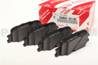 0446633140 PAD KIT, DISC BRAKE, REAR