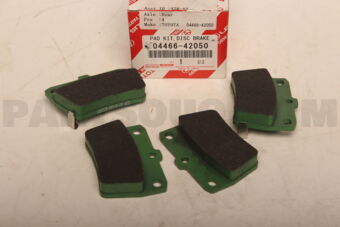 0446642050 Toyota PAD KIT, DISC BRAKE, REAR
