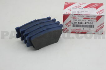 0446642060 PAD KIT, DISC BRAKE, REAR