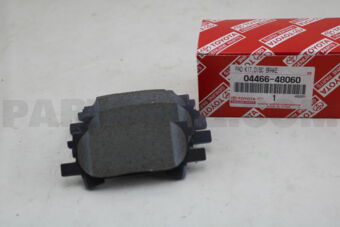 0446648060 PAD KIT, DISC BRAKE, REAR