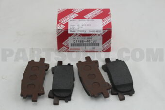 0446648090 PAD KIT, DISC BRAKE, REAR