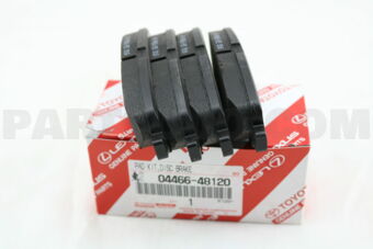 0446648120 PAD KIT, DISC BRAKE, REAR