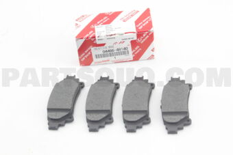 0446648140 PAD KIT, DISC BRAKE, REAR