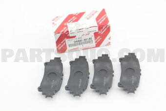 0446648140 PAD KIT, DISC BRAKE, REAR