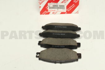 0446650080 PAD KIT, DISC BRAKE, REAR