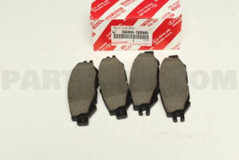 0446650080 PAD KIT, DISC BRAKE, REAR