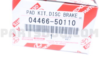 0446650110 PAD KIT, DISC BRAKE, REAR