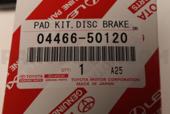 0446650120 Toyota PAD KIT, DISC BRAKE, REAR