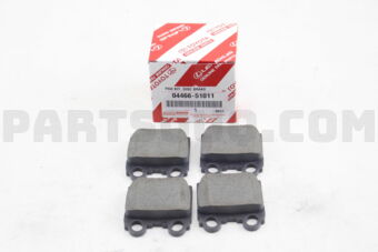 0446651011 PAD KIT, DISC BRAKE, REAR