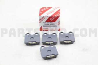 0446651011 PAD KIT, DISC BRAKE, REAR