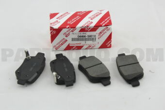 0446658010 PAD KIT, DISC BRAKE, REAR