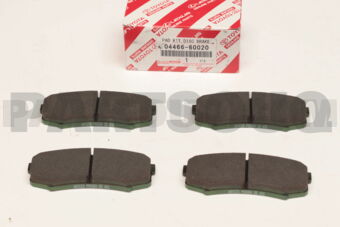 0446660020 PAD KIT, DISC BRAKE, REAR
