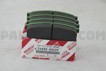 0446660020 PAD KIT, DISC BRAKE, REAR