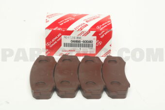 0446660040 PAD KIT, DISC BRAKE, REAR
