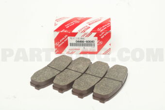 0446660040 PAD KIT, DISC BRAKE, REAR