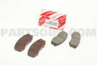 0446660040 PAD KIT, DISC BRAKE, REAR