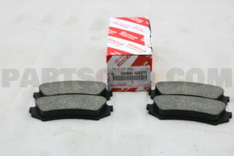 0446660070 PAD KIT, DISC BRAKE, REAR
