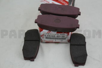 0446660120 PAD KIT, DISC BRAKE, REAR
