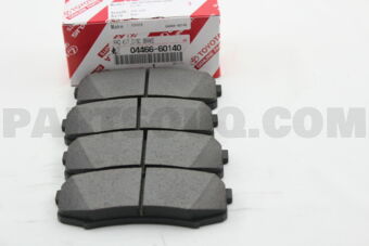 0446660140 PAD KIT, DISC BRAKE, REAR