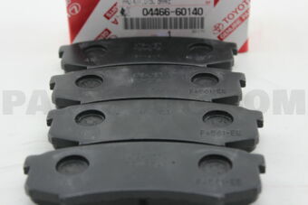 0446660140 PAD KIT, DISC BRAKE, REAR