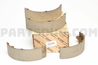 0449436280 SHOE KIT, REAR BRAKE