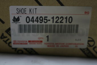 0449512210 SHOE KIT, REAR BRAKE