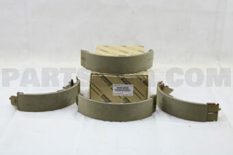 0449526230 SHOE KIT, REAR BRAKE